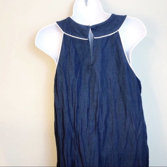 Vintage Jessica Howard Linen Dress Embroidered 8 - Picture 4 of 6